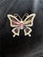 Elegant Rhinestone Butterfly Brooch For Women Girls Rose Gold Plated Colorful Cr Carousel 3