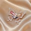 Elegant Rhinestone Butterfly Brooch For Women Girls Rose Gold Plated Colorful Cr Carousel 4