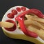 Ceramic Slippers Ashtray Flip-flops Ornaments Slipper French Fries Plates Carousel 5