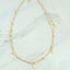 Double-layer Glossy Moon Pendant Golden Plated Choker Necklace For Party Carousel 3