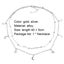 Double-layer Glossy Moon Pendant Golden Plated Choker Necklace For Party Carousel 5