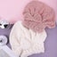 Cute Dry Hair Shower Cap Microfiber Hair Tie With Bow Wrapped Superfine Fiber Ca Carousel 4