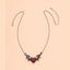 Black Devil Red Love Heart Pendant Necklace For Women Girls Goth Carousel 3