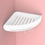 Bathroom Organizer Wall Mounted Punch-free Corner Shampoo Shower Storage Holder Carousel 3