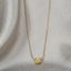 Fashion Stainless Steel Round Bead Ball Pendant Necklace Box Chain Gold Color Ch Carousel 1