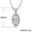 Exquisite Claw Necklace In The Shape Of A Marquise Carousel 1