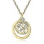 Dreamcarnival1989 Flower Sweater Necklace For Women Rhodium Gold Color Magnifyin Carousel 1