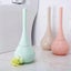 Bathroom Toilet Brush Set 360 Degree Cleaning Long Handle Minimalist Replaceable Carousel 2
