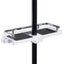 Bathroom Pole Shelf Shower Bathing Storage Rack Hollow Tray Holder Organiser Carousel 2