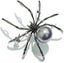 Brooch Pin, Fashion Rhinestone Faux Pearl Spider Brooch Pin Corsage Lapel Jewelr Carousel 5