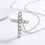 Fashion Cross Crystal Pendant Necklace Silver Color Box Chain Choker Necklace Fo Carousel 3