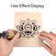 10PCS Tattoo Blank Practice Skin Eyebrow Gragon Pattern Paint Mixer Makeup 6"x8" Carousel 7