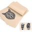 10PCS Tattoo Blank Practice Skin Eyebrow Gragon Pattern Paint Mixer Makeup 6"x8" Carousel 5