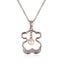 Eco-friendly Rose Gold Animal Pendant Fashion Rolo Necklace N770 Lkn18krgpn770 Carousel 1
