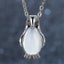 Natural Stone Penguin Pendant Necklace Ladies Clavicle Chain Fashion Gift Weddin Carousel 1