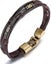 Men's Leather Bracelet Vintage Style 8.66in/22cm With Free Giftbox Carousel 4