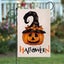 Halloween Garden Banner Double Sided Burlap Fall Pumpkin Garden Banner Indoor An Carousel 1