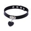 Leather Choker Necklace Heart Pendant Necklace Chian Rave Party Necklaces Jewelr Carousel 1