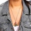 Natural Crystal Pendant Necklace Winding Choker Chain Women Necklaces Carousel 2