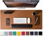 Leather Desk Pad Protector,mouse Pad,office Desk Mat, Laptop Desk Pad,waterproof Carousel 1