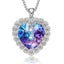 Heart Shaped Necklace Heart Of Ocean Crystals Pendant Women Jewelry Birthday Val Carousel 1