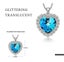 Heart Shaped Necklace Heart Of Ocean Crystals Pendant Women Jewelry Birthday Val Carousel 2