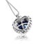 Heart Shaped Necklace Heart Of Ocean Crystals Pendant Women Jewelry Birthday Val Carousel 3