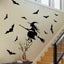 Halloween Flying Witch On Broom Bats Pvc Lettering Decal Home Decor Window Bedro Carousel 5