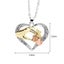 Mother And Daughter Hand In Hand Love Heart Necklace Jewelry Mother's Day Gift Carousel 3