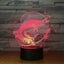 Fishing 3d Led Light Stereo Acrylic Night Lamp Fish Eat Bait Mood Lighting 7 Col Carousel 3