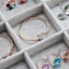 Ice Velvet Clear Lid 12 Grid Jewelry Organizer Box Tray Display Case Storage Bra Carousel 3