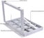 Ice Velvet Clear Lid 12 Grid Jewelry Organizer Box Tray Display Case Storage Bra Carousel 4