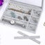 Ice Velvet Clear Lid 12 Grid Jewelry Organizer Box Tray Display Case Storage Bra Carousel 5