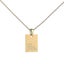 New Pendant Necklace Party Accessories Gold Color Engraved Letter Necklace Carousel 1