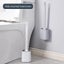 Toilet Brush Set With Wall Mount And Floor Stand Double Sided Cleaning Brush Hea Carousel 4
