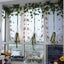 Rod Pocket Adjustable Tie-up Drape Panels Voile Embroidered Roman Sheer Curtains Carousel 1