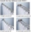 Shower Curtain Rings For Bathroom - Stainless Steel, Set Of 12, Chrome Carousel 3