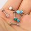 Silver Plated Natural Crystal Necklace Healing Quartz Chain Stone Pendant Chakra Carousel 3