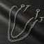 4pcs Necklace Male And Female Couples Hip Hop Style Street Cool Thick Carousel 2