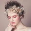 Pearl Rhinestones Headbands for Women Headwear Silk Flowers Bride Carousel 1