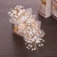 Pearl Rhinestones Headbands for Women Headwear Silk Flowers Bride Carousel 3