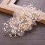 Pearl Rhinestones Headbands for Women Headwear Silk Flowers Bride Carousel 5
