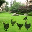 Gardening Ornaments Decor Birds Hen Easter Yard Acrylic Art Backyard Lawn Stakes Carousel 4