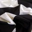 Plaid Duvet Cover + 2 X Pillowcases- Black And White Geometric Reversible Beddin Carousel 3