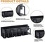 Toothbrush Holder Wall Mounted,black Toothbrush And Toothpaste Holder For Bathro Carousel 1