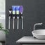 Toothbrush Holder Wall Mounted,black Toothbrush And Toothpaste Holder For Bathro Carousel 2