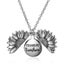 Starlight-womens You Are My Sunshine Open Locket Sunflower Necklace Carousel 1
