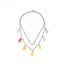 Women Necklace Disco Transparent Jelly 7 Colors Bear Alloy Pendant For Party Carousel 1