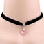 Vintage Necklace For Women- Women Gothic Heart Rhinestone Pendant Velvet Choker Carousel 3