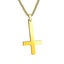 Stainless Steel Upside Cross Necklace,inverted Pendant,3 Women Color Gold Carousel 1